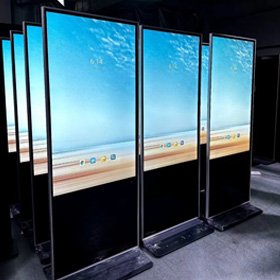 Indoor floor standing digital signage