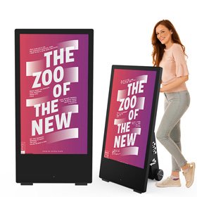 Outdoor portable digital signage