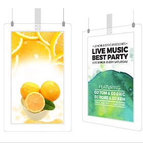 Wall hanging digital signage