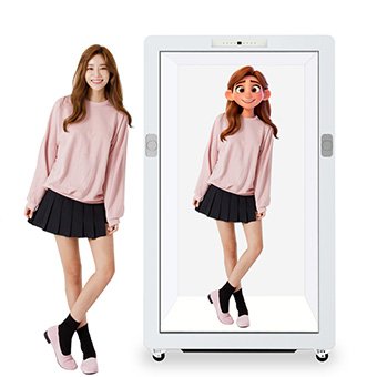 65 inches transparent LCD showcase