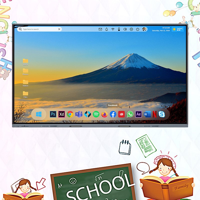 55 inch office smart board