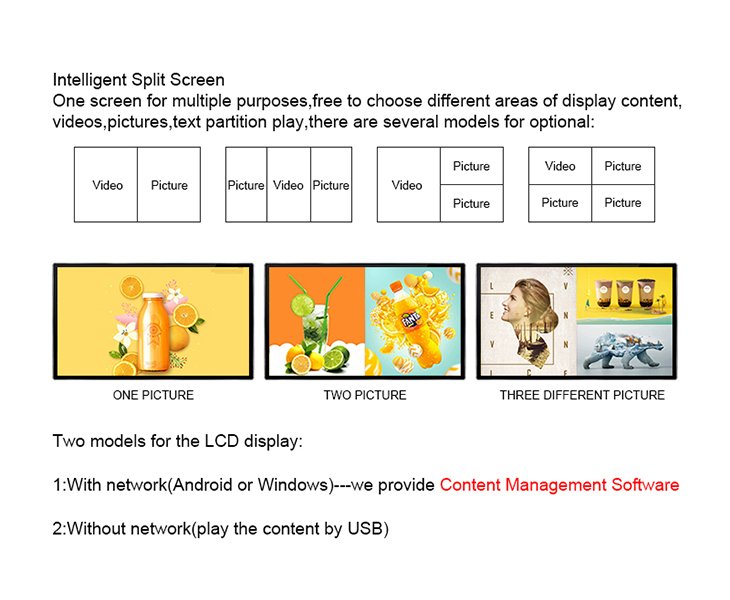 Split-Screen Display