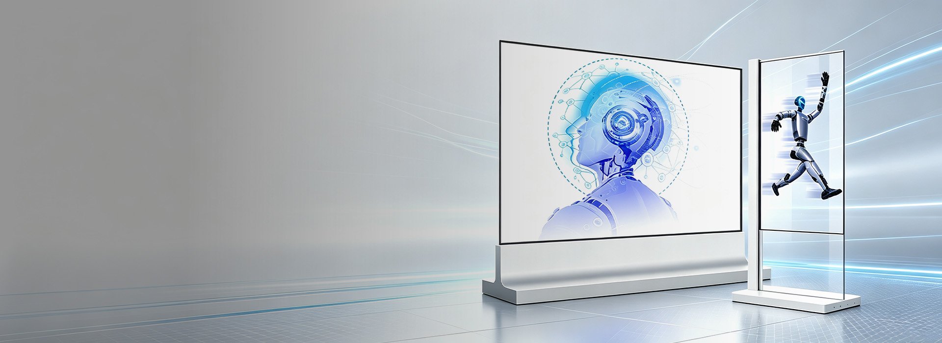 See Through OLED Display for Luxury Product Presentation