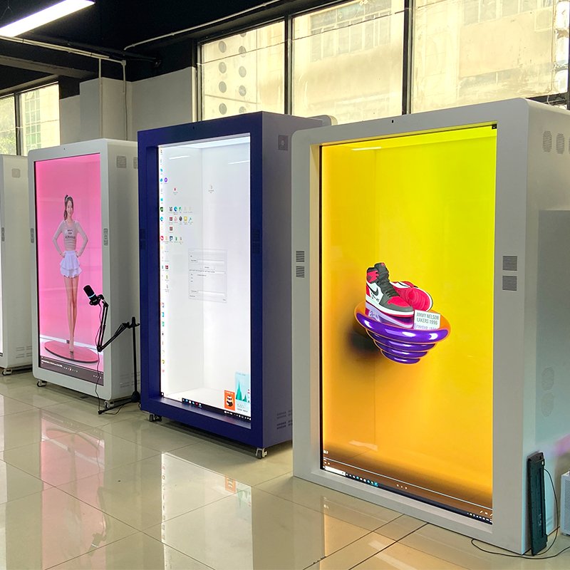 Transparent LCD Showcase