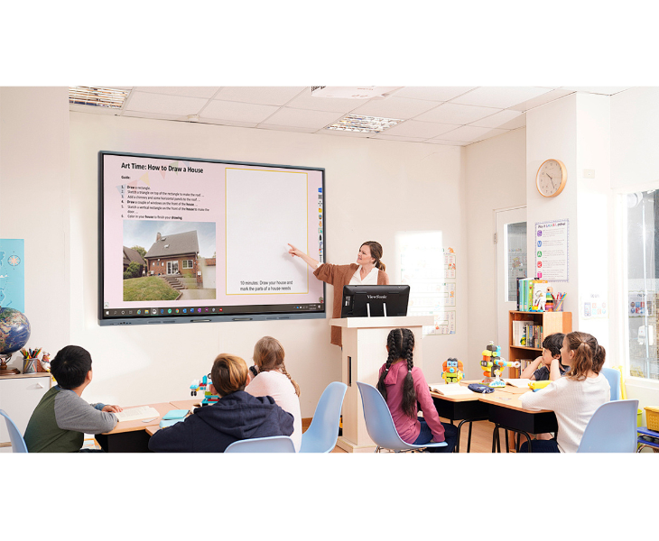55-inch smart board for school use