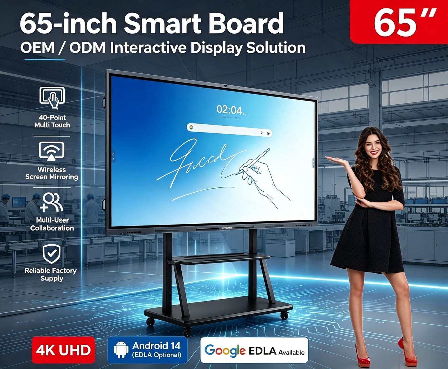65-inch Smart Board OEMODM Service