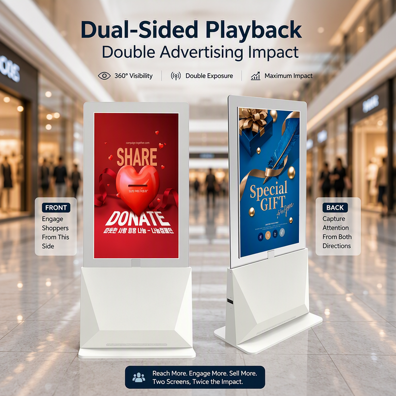Double-sided Digital Signage