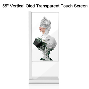 55 Vertical Transparent Touch Screen