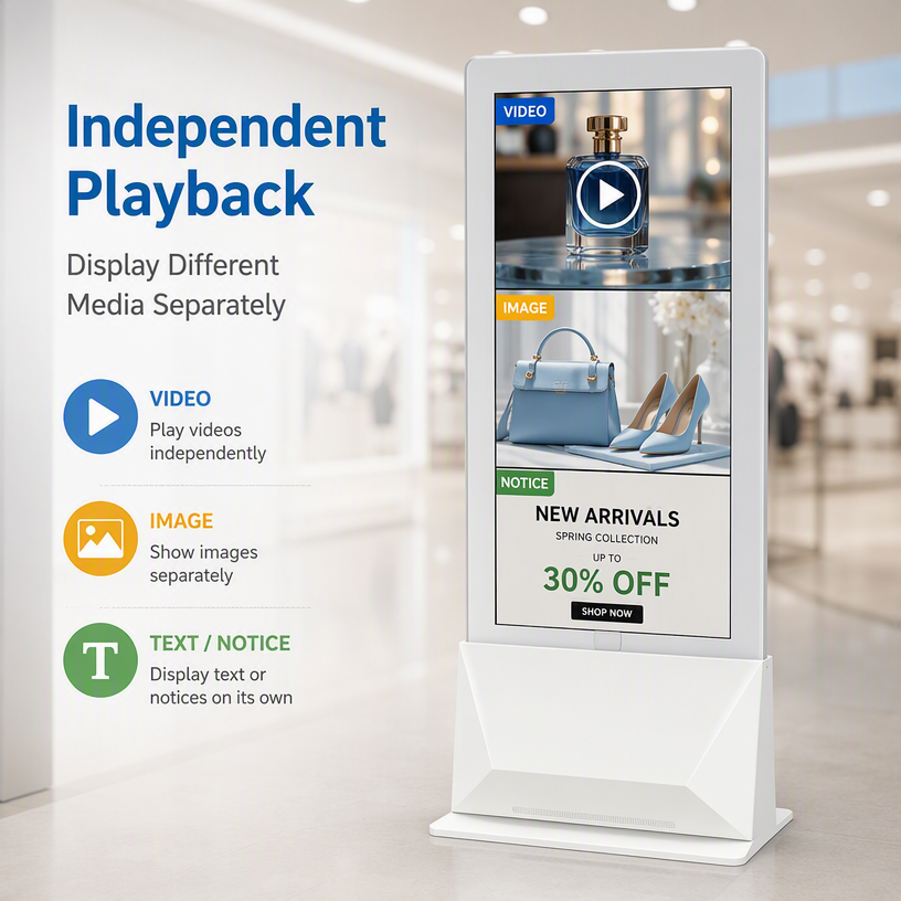 Double-sided Digital Signage