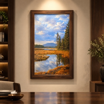 Wooden Frame Digital Signage